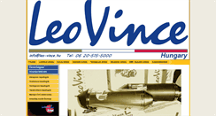 Desktop Screenshot of leo-vince.hu